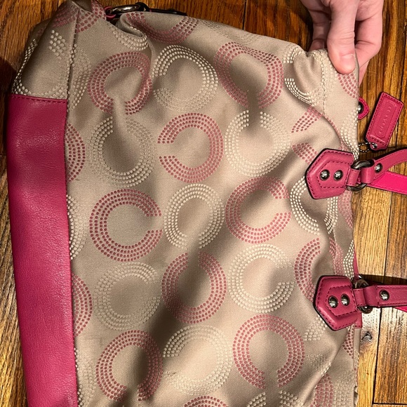COACH Ashley satchel purse, rare color! - Picture 5 of 15